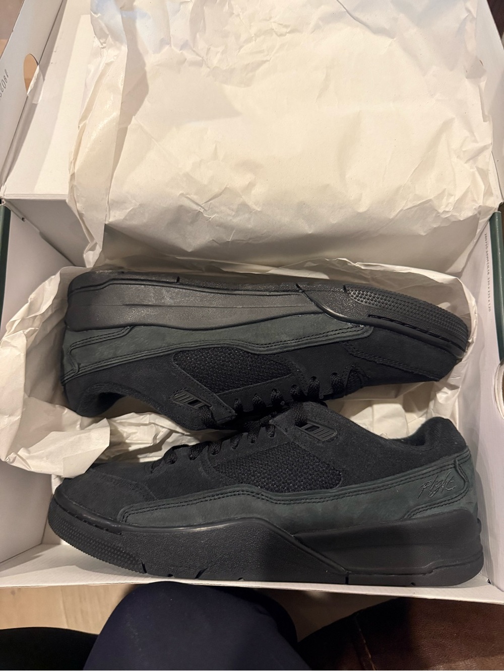 Jordan Men's All-Black Low-Top Sneakers